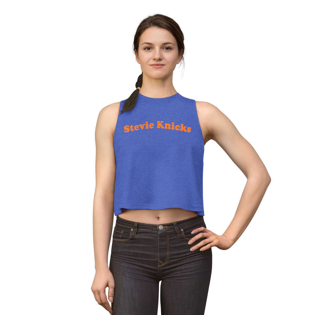 Stevie Knicks Blue Crop