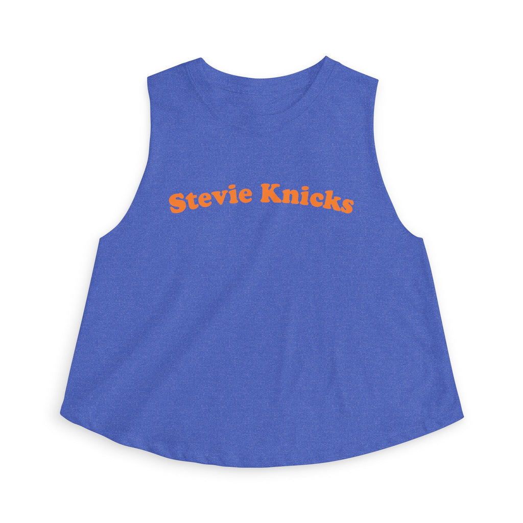 Stevie Knicks Blue Crop